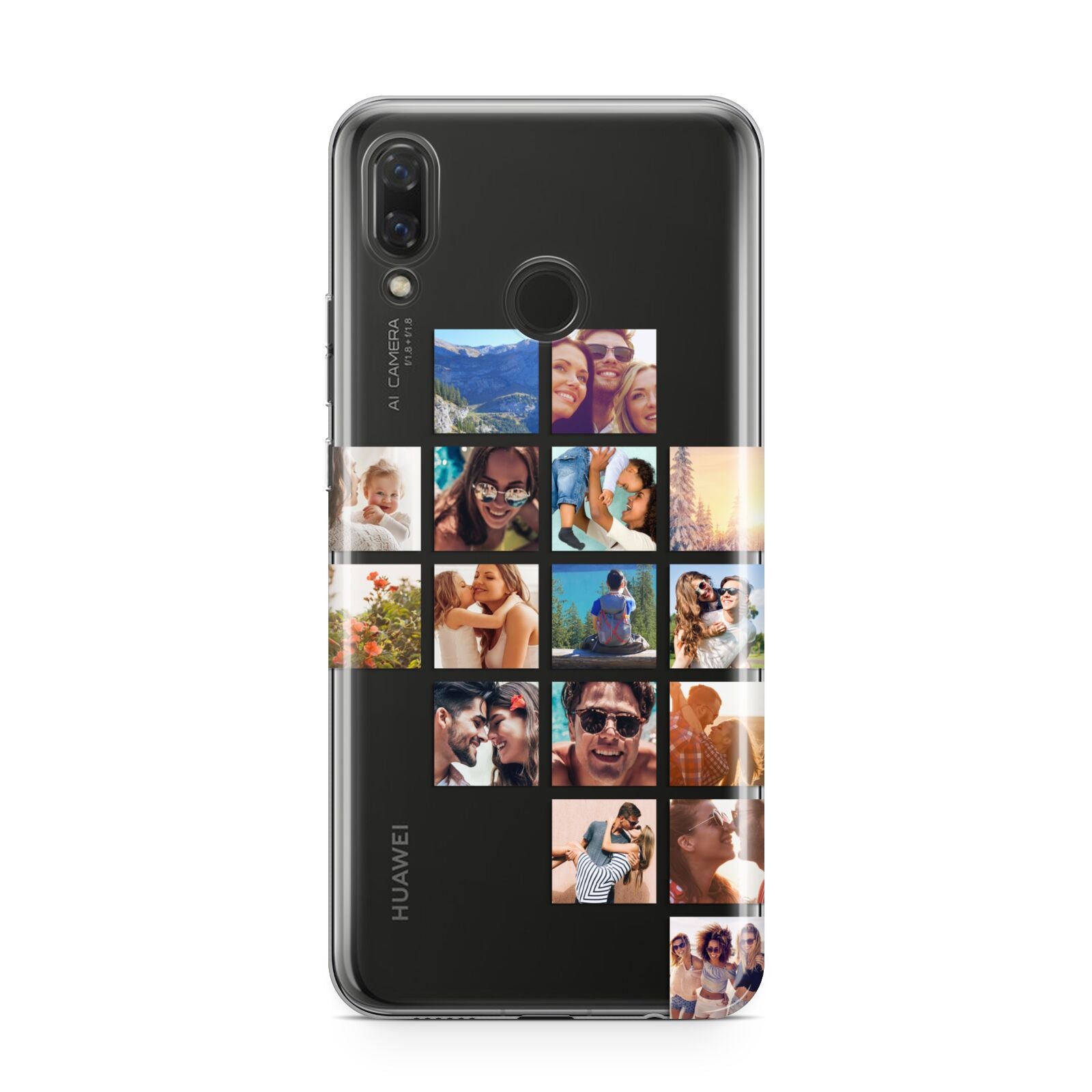 Right Diagonal Photo Montage Upload Huawei Nova 3 Phone Case
