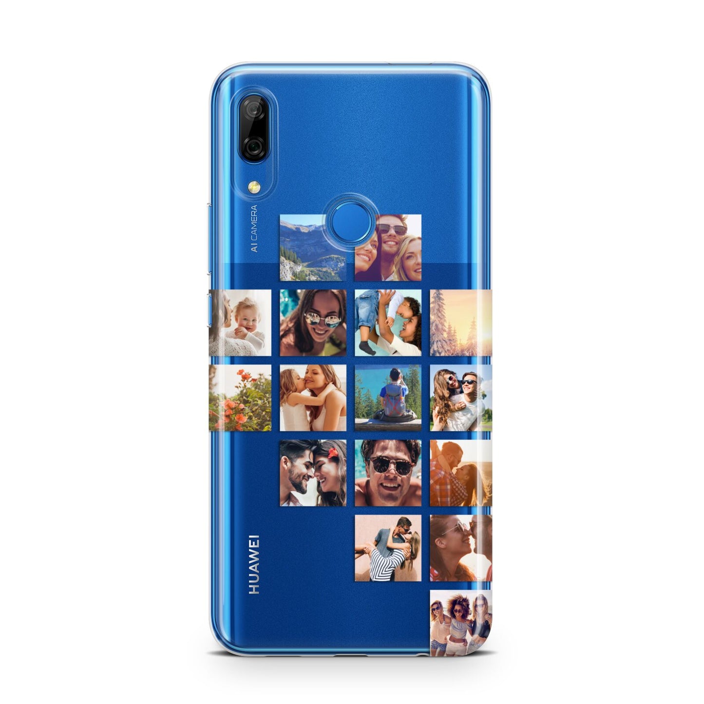 Right Diagonal Photo Montage Upload Huawei P Smart Z