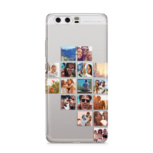 Right Diagonal Photo Montage Upload Huawei P10 Phone Case