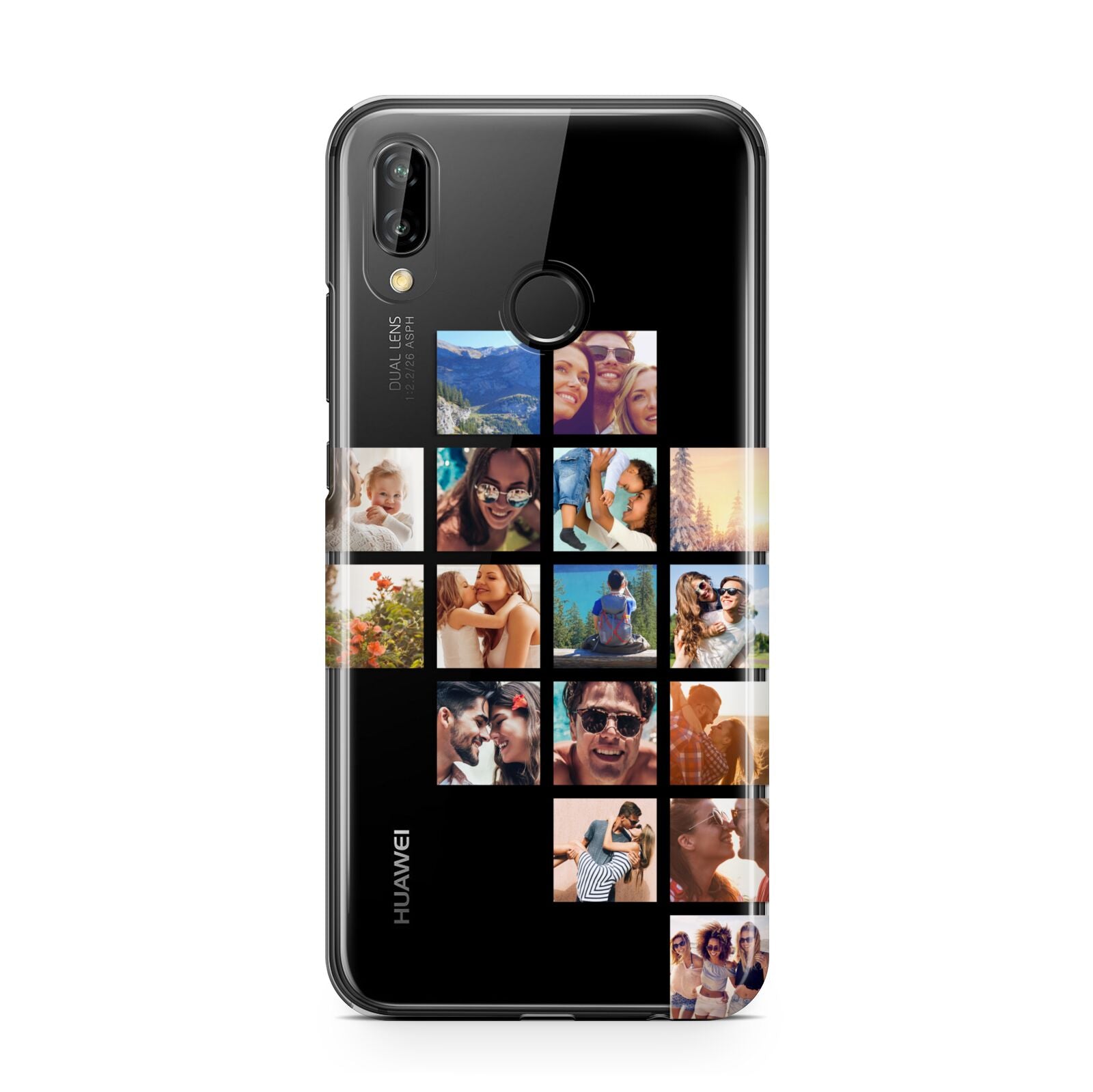 Right Diagonal Photo Montage Upload Huawei P20 Lite Phone Case