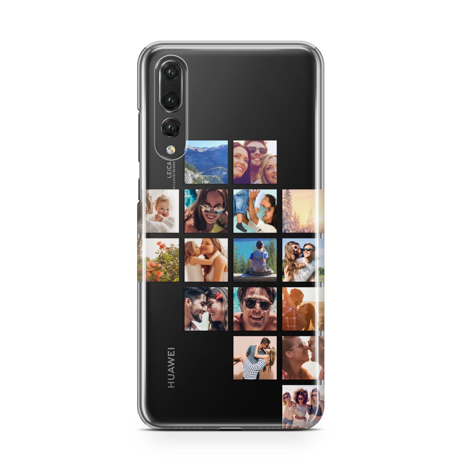 Right Diagonal Photo Montage Upload Huawei P20 Pro Phone Case