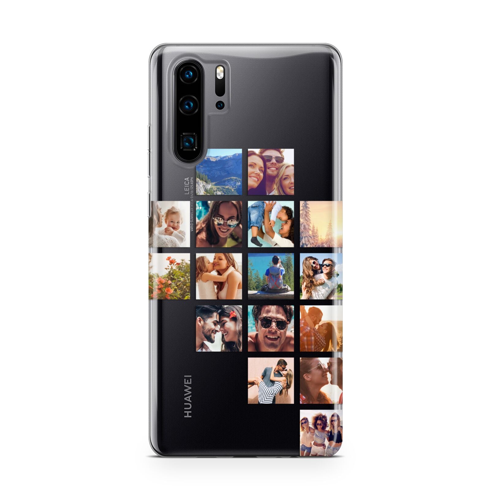 Right Diagonal Photo Montage Upload Huawei P30 Pro Phone Case
