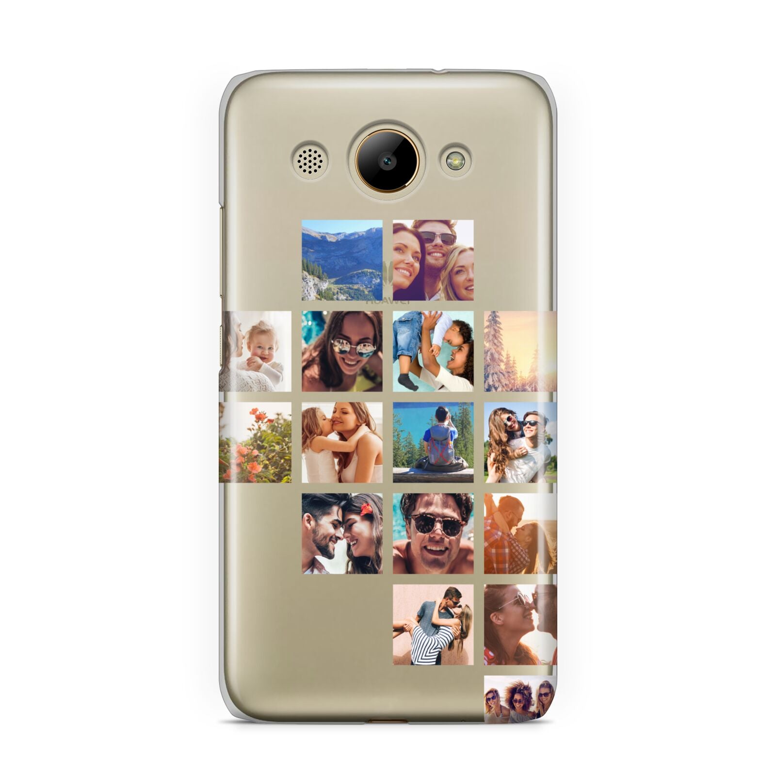 Right Diagonal Photo Montage Upload Huawei Y3 2017