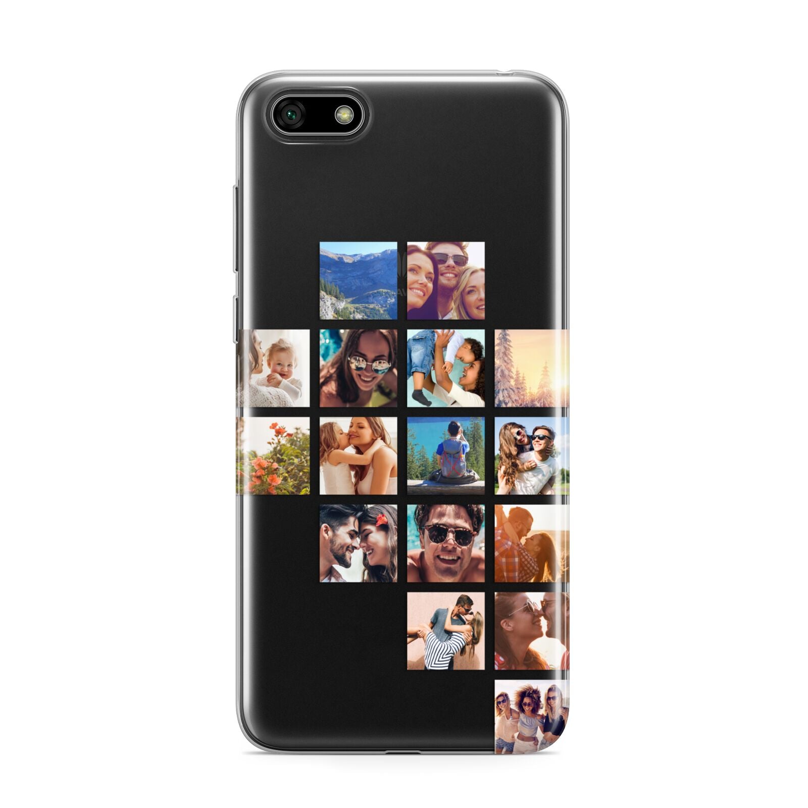 Right Diagonal Photo Montage Upload Huawei Y5 Prime 2018 Phone Case