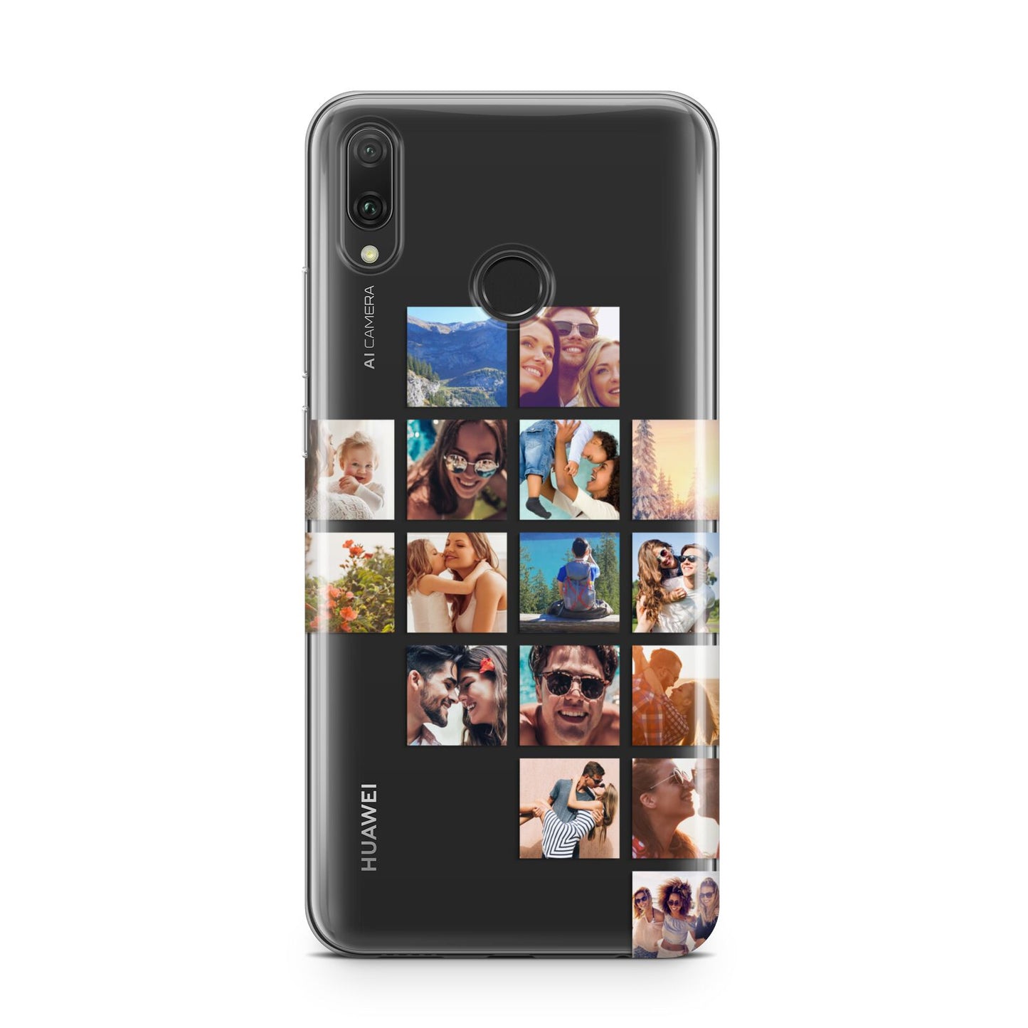 Right Diagonal Photo Montage Upload Huawei Y9 2019
