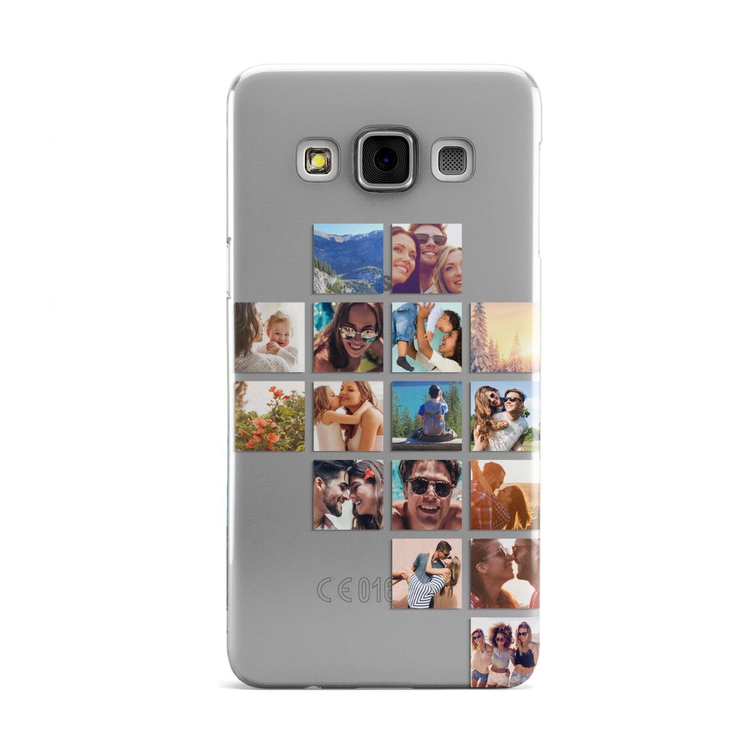 Right Diagonal Photo Montage Upload Samsung Galaxy A3 Case