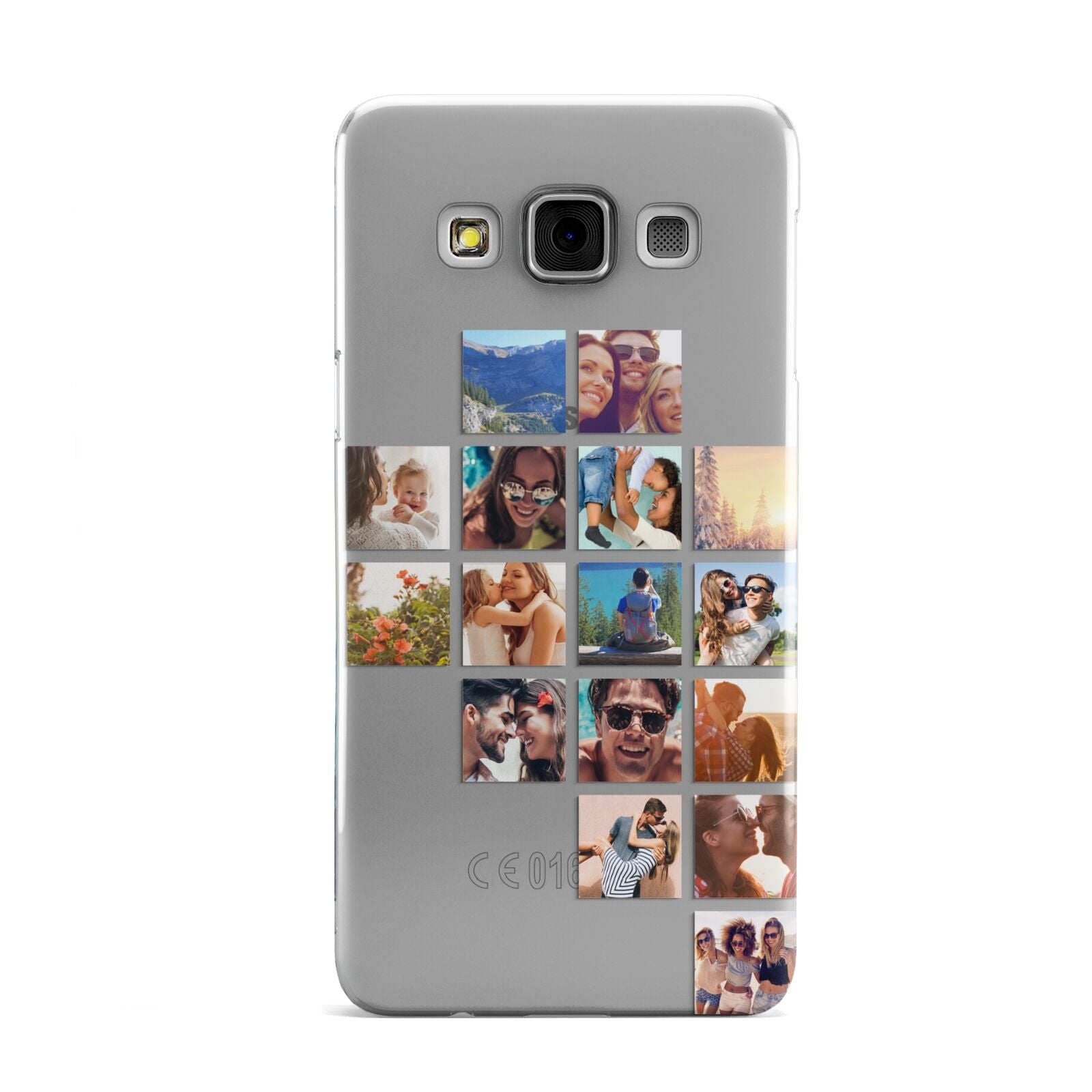 Right Diagonal Photo Montage Upload Samsung Galaxy A3 Case