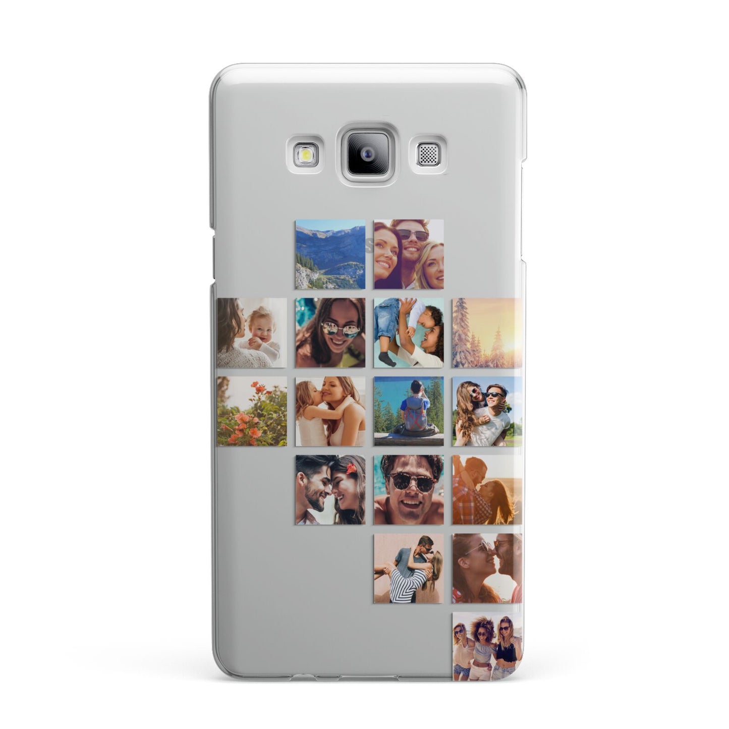 Right Diagonal Photo Montage Upload Samsung Galaxy A7 2015 Case