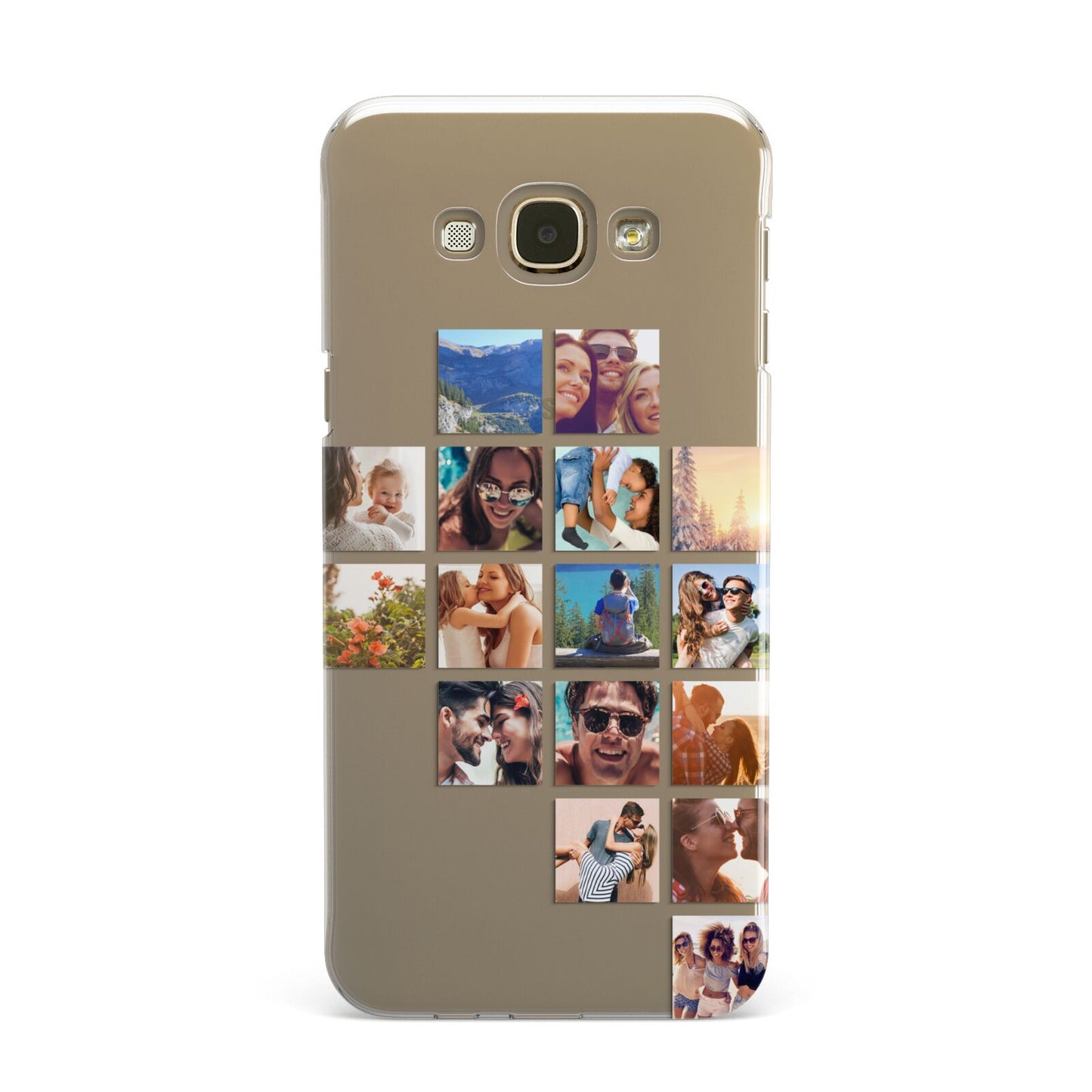 Right Diagonal Photo Montage Upload Samsung Galaxy A8 Case