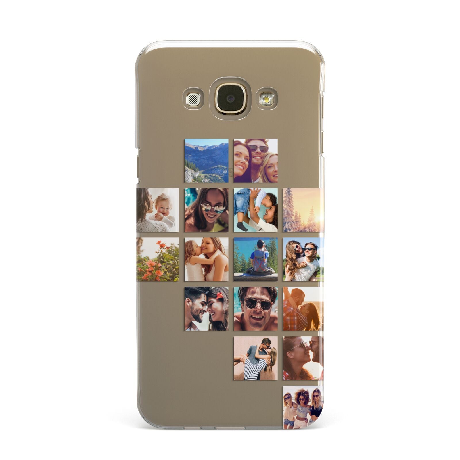 Right Diagonal Photo Montage Upload Samsung Galaxy A8 Case