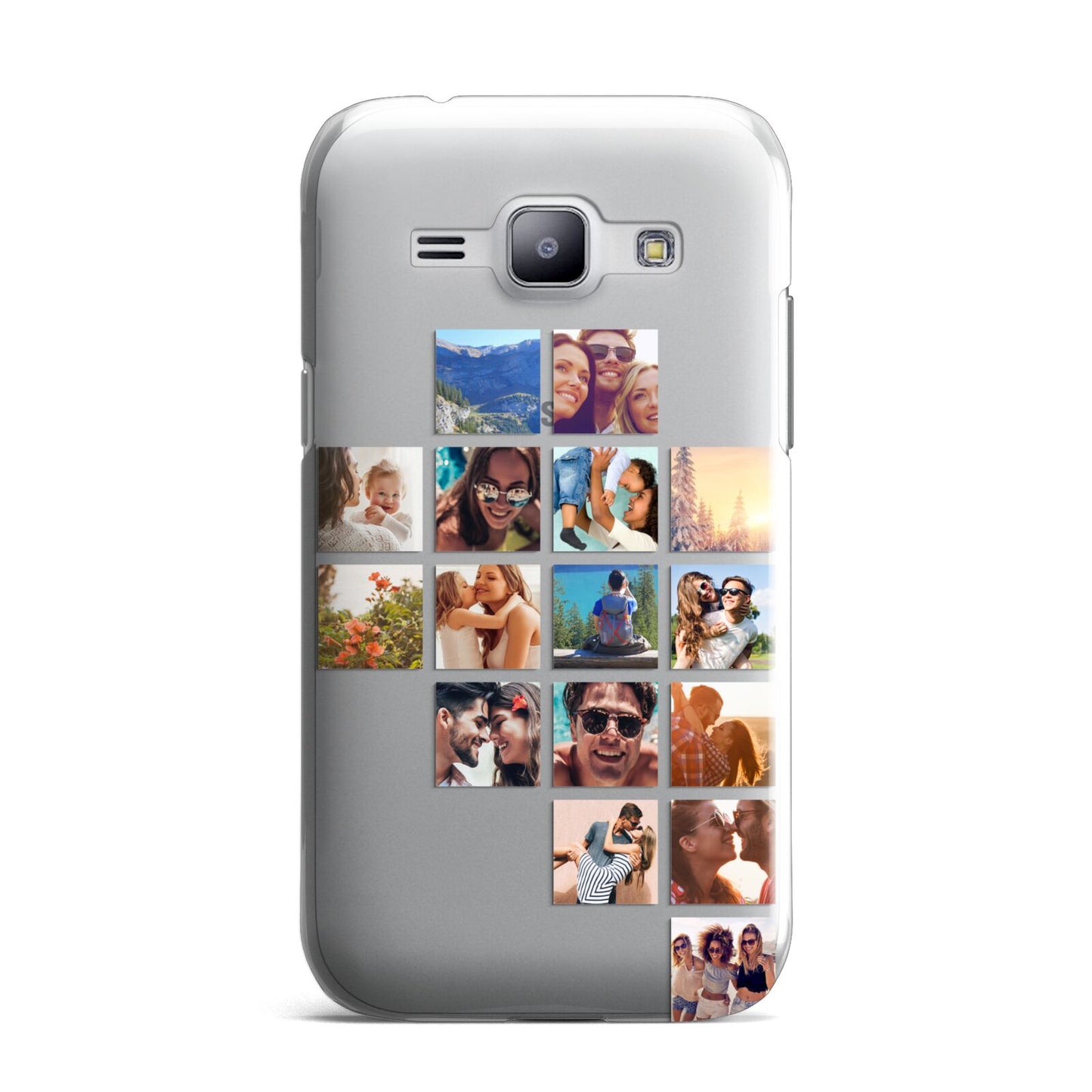 Right Diagonal Photo Montage Upload Samsung Galaxy J1 2015 Case
