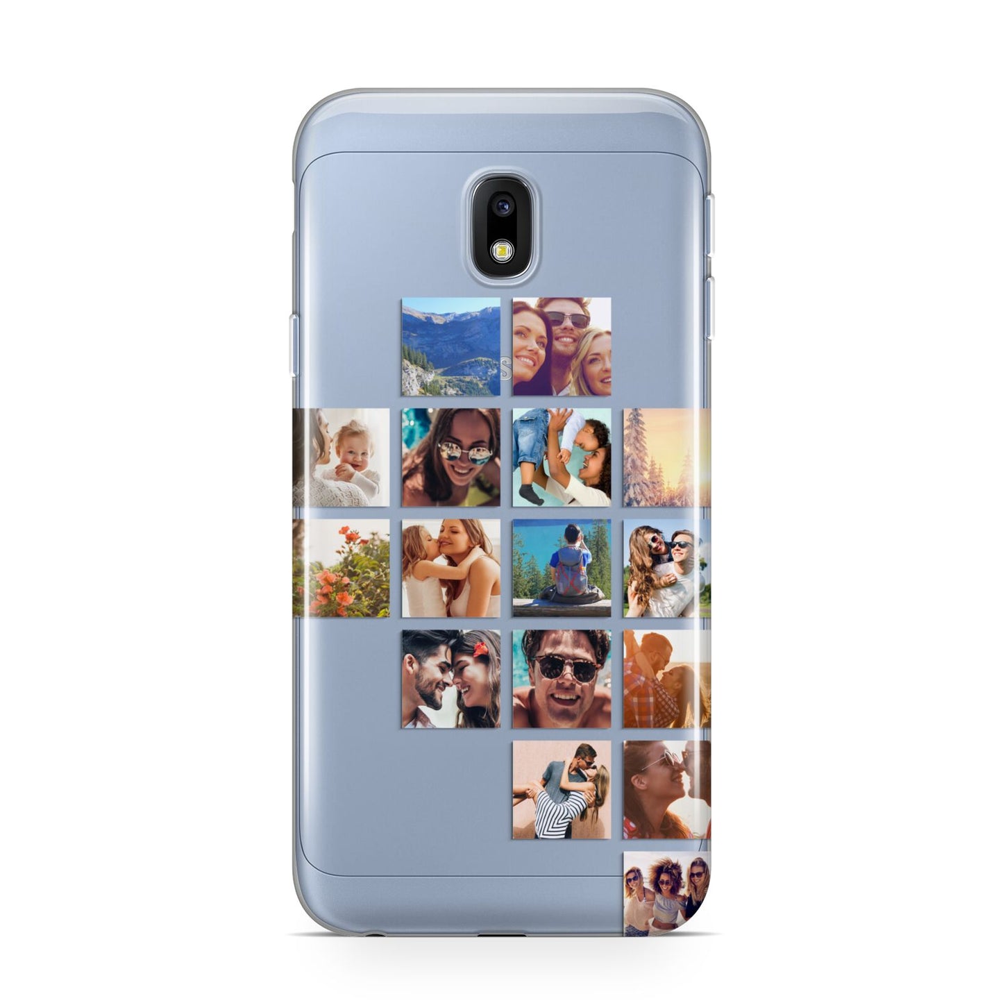 Right Diagonal Photo Montage Upload Samsung Galaxy J3 2017 Case