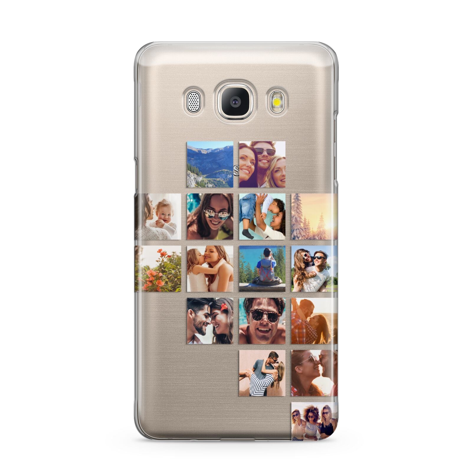Right Diagonal Photo Montage Upload Samsung Galaxy J5 2016 Case
