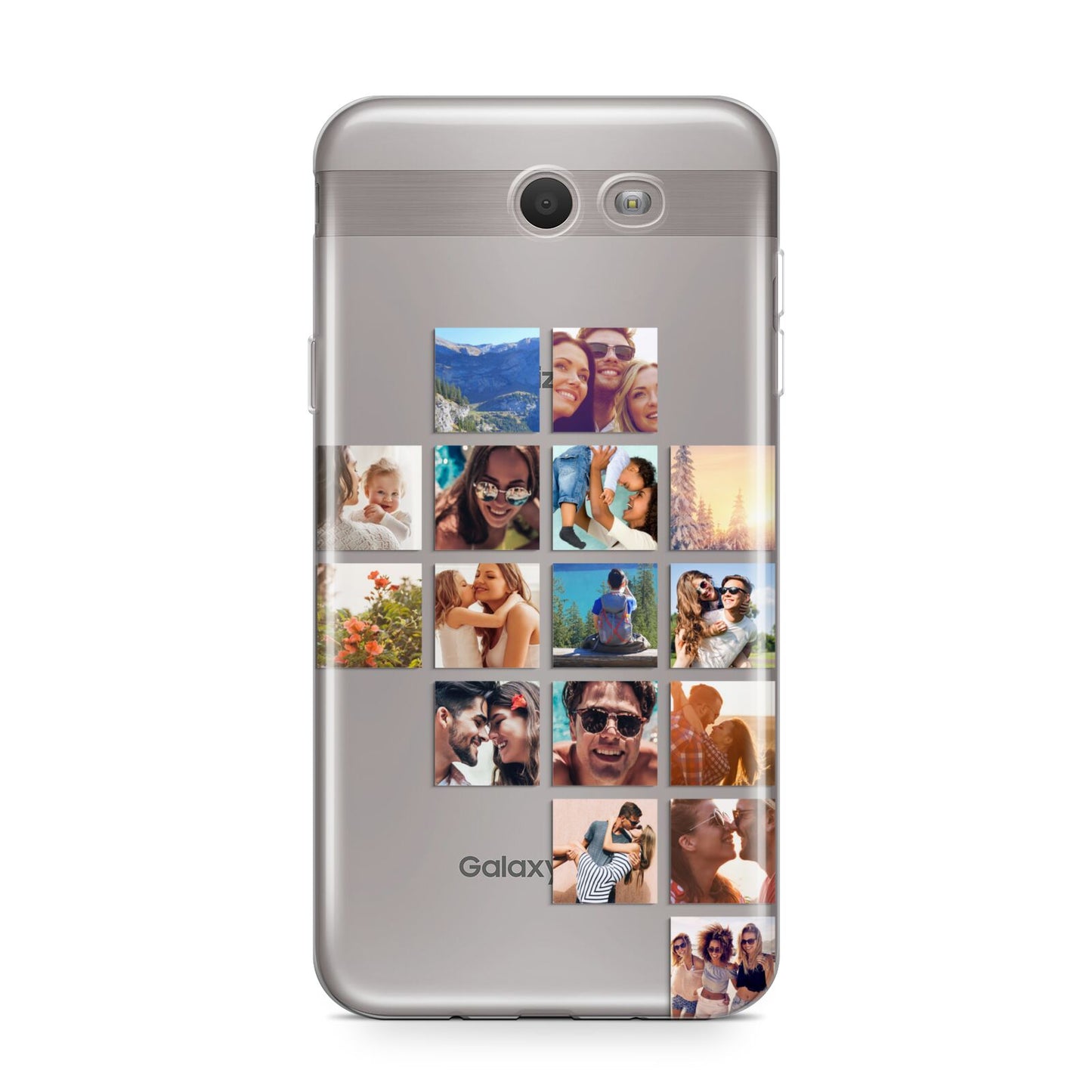 Right Diagonal Photo Montage Upload Samsung Galaxy J7 2017 Case