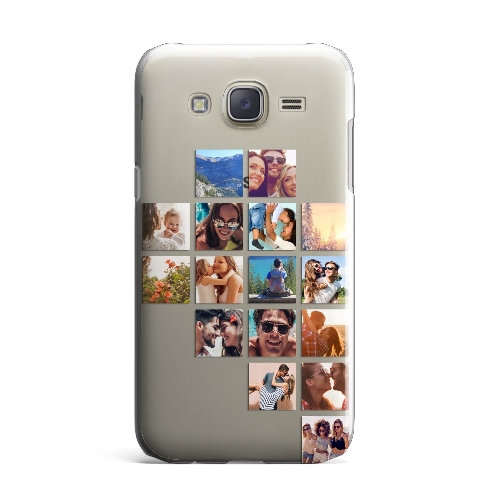 Right Diagonal Photo Montage Upload Samsung Galaxy J7 Case