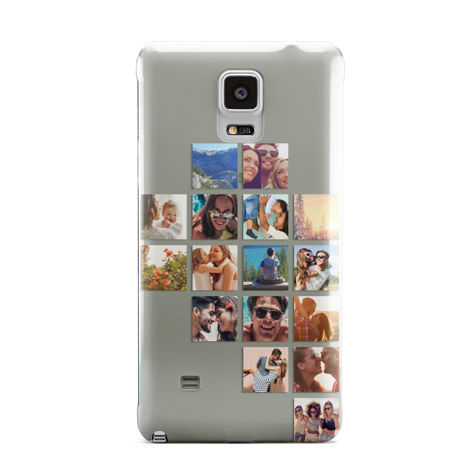 Right Diagonal Photo Montage Upload Samsung Galaxy Note 4 Case