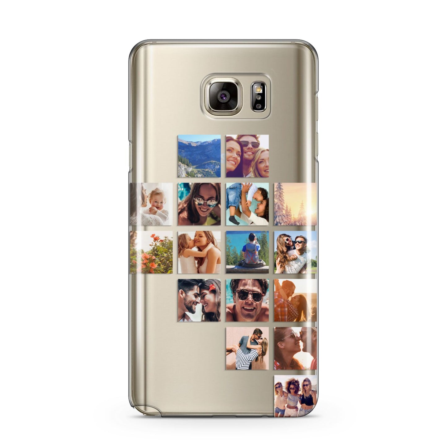 Right Diagonal Photo Montage Upload Samsung Galaxy Note 5 Case