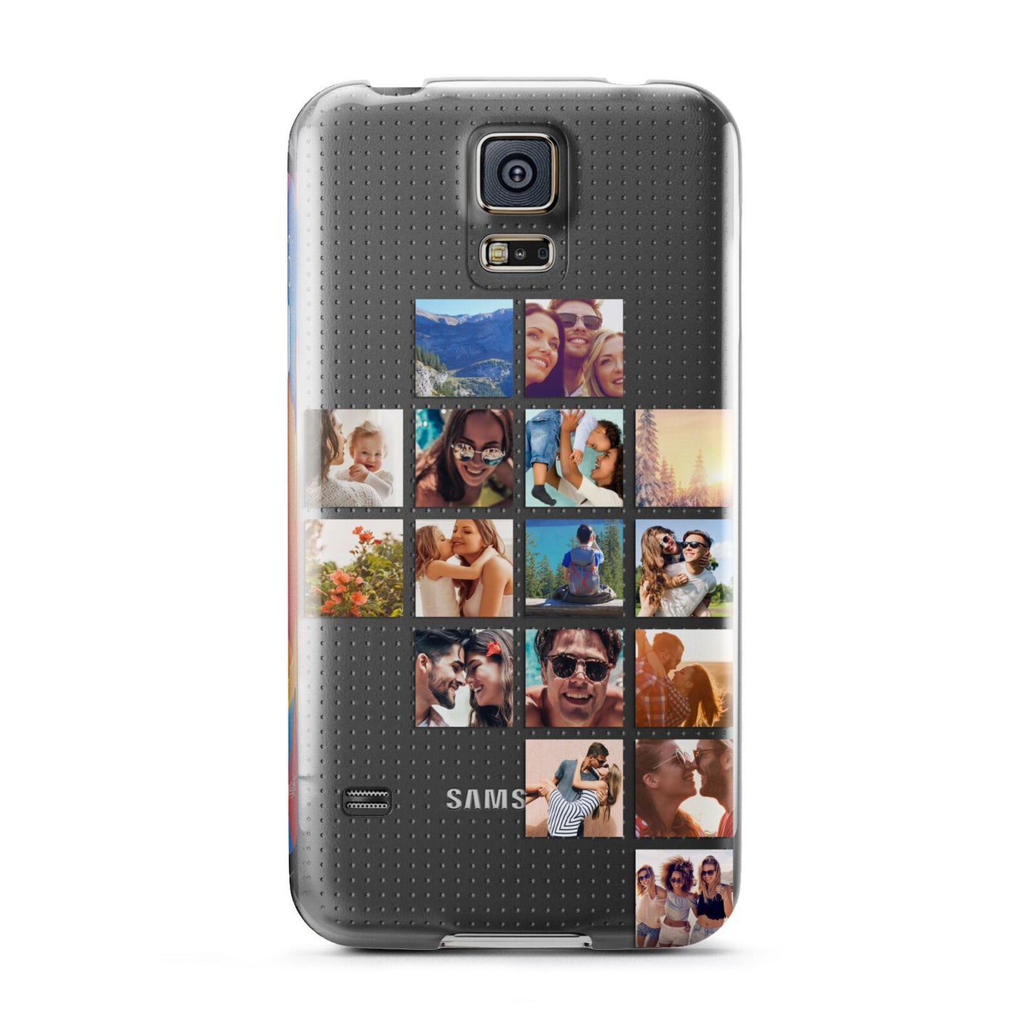 Right Diagonal Photo Montage Upload Samsung Galaxy S5 Case