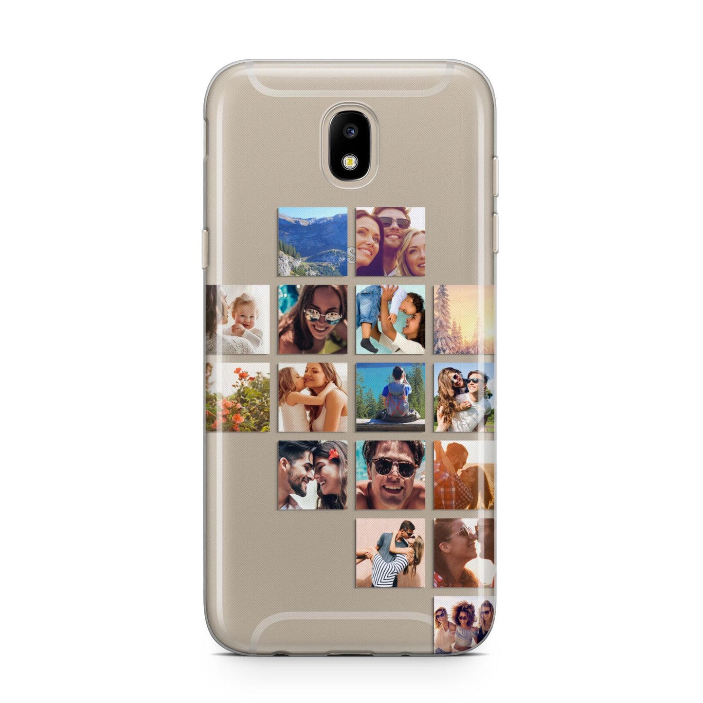Right Diagonal Photo Montage Upload Samsung J5 2017 Case