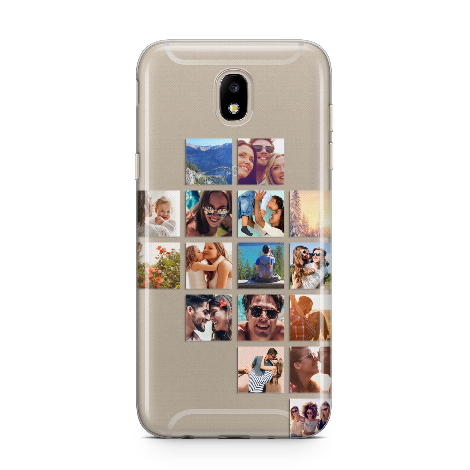 Right Diagonal Photo Montage Upload Samsung J5 2017 Case