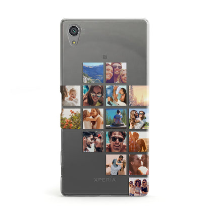 Right Diagonal Photo Montage Upload Sony Xperia Case