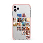 Right Diagonal Photo Montage Upload iPhone 11 Pro Max Impact Pink Edge Case