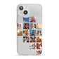 Right Diagonal Photo Montage Upload iPhone 13 Clear Bumper Case