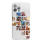 Right Diagonal Photo Montage Upload iPhone 13 Pro Max Clear Bumper Case
