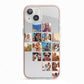 Right Diagonal Photo Montage Upload iPhone 13 TPU Impact Case with Pink Edges