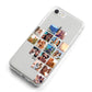 Right Diagonal Photo Montage Upload iPhone 8 Bumper Case on Silver iPhone Alternative Image