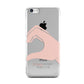 Right Hand in Half Heart with Name Apple iPhone 5c Case