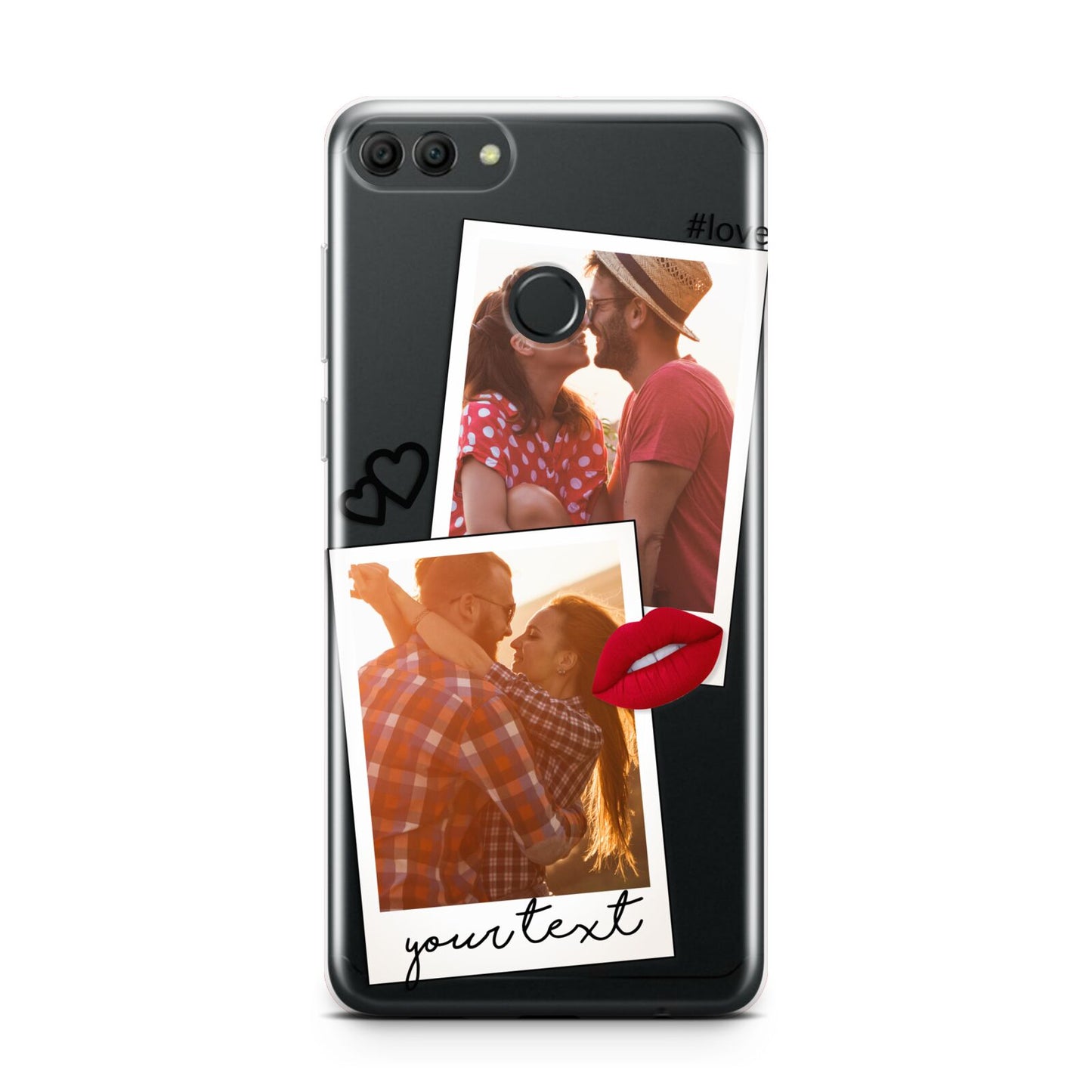 Romantic Pinboard Photo Montage Upload with Text Huawei Y9 2018
