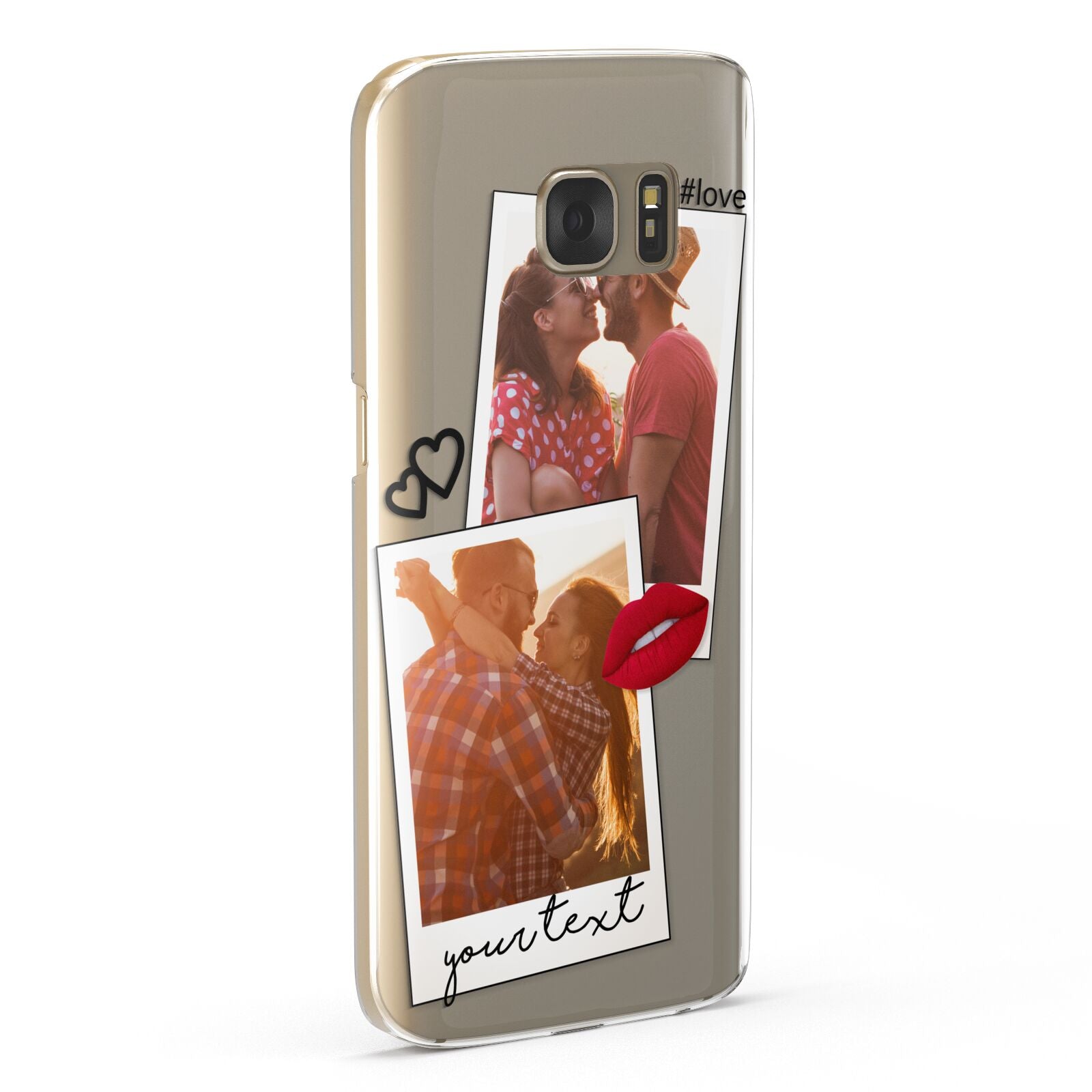 Romantic Pinboard Photo Montage Upload with Text Samsung Galaxy Case Fourty Five Degrees