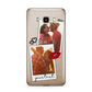 Romantic Pinboard Photo Montage Upload with Text Samsung Galaxy J7 2016 Case on gold phone