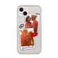 Romantic Pinboard Photo Montage Upload with Text iPhone 14 Plus Glitter Tough Case Starlight