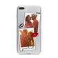 Romantic Pinboard Photo Montage Upload with Text iPhone 7 Plus Bumper Case on Silver iPhone