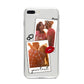 Romantic Pinboard Photo Montage Upload with Text iPhone 8 Plus Bumper Case on Silver iPhone
