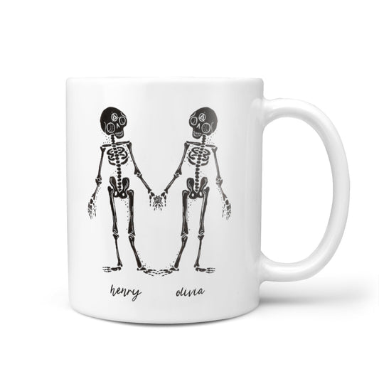 Romantic Skeletons Personalised 10oz Mug