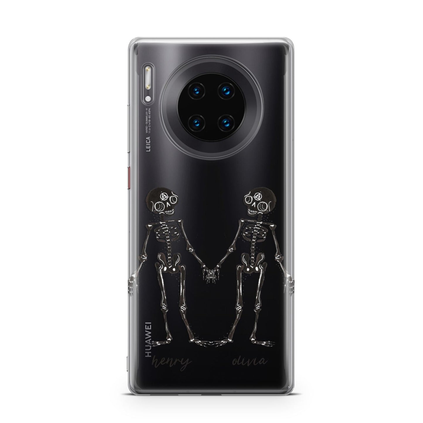 Romantic Skeletons Personalised Huawei Mate 30 Pro Phone Case