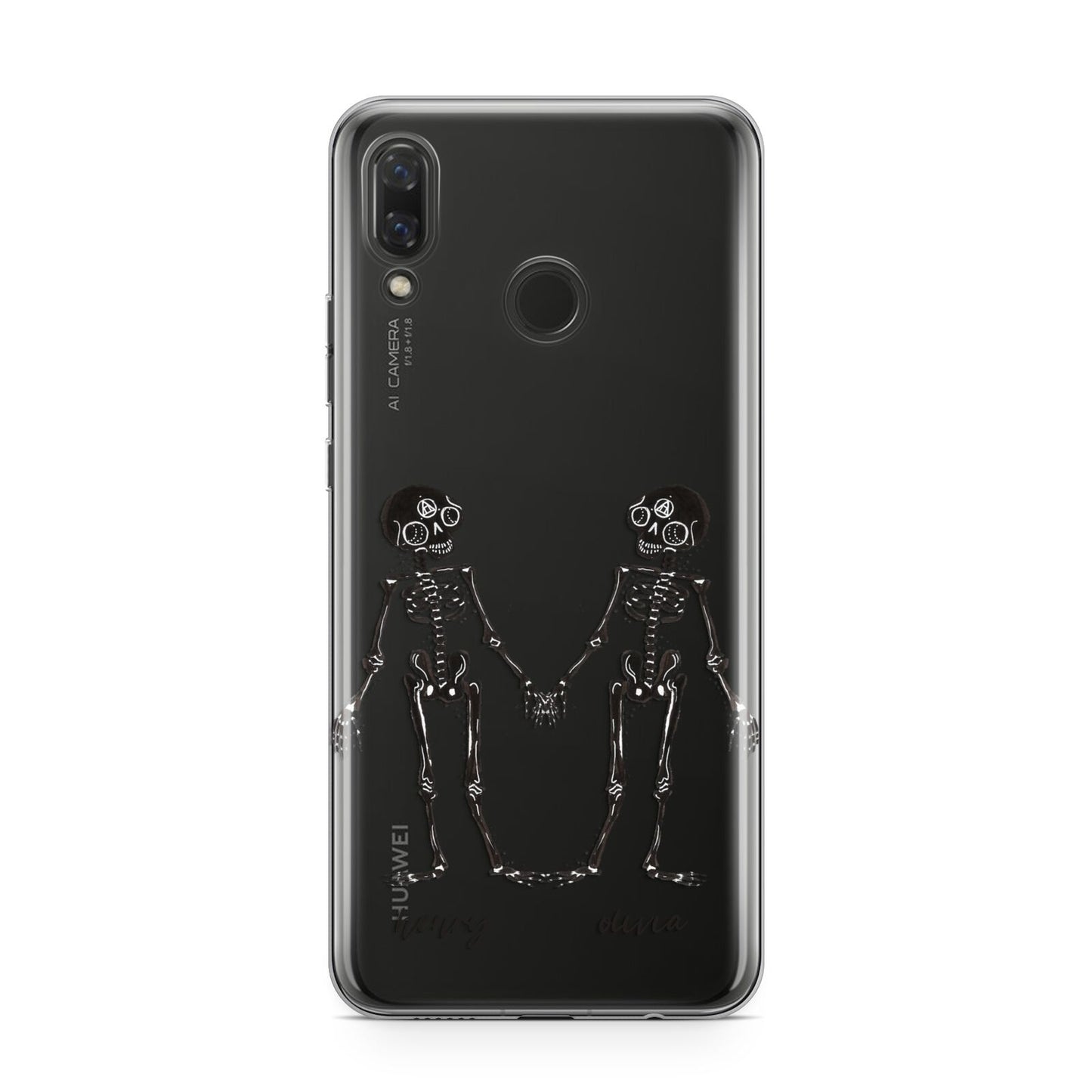Romantic Skeletons Personalised Huawei Nova 3 Phone Case