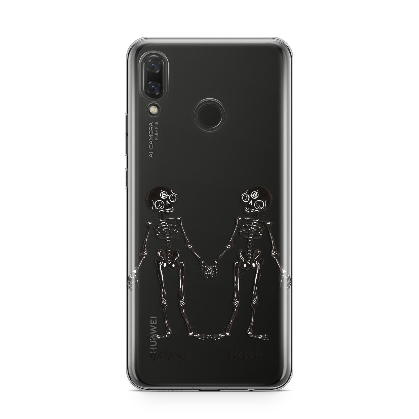 Romantic Skeletons Personalised Huawei Nova 3 Phone Case