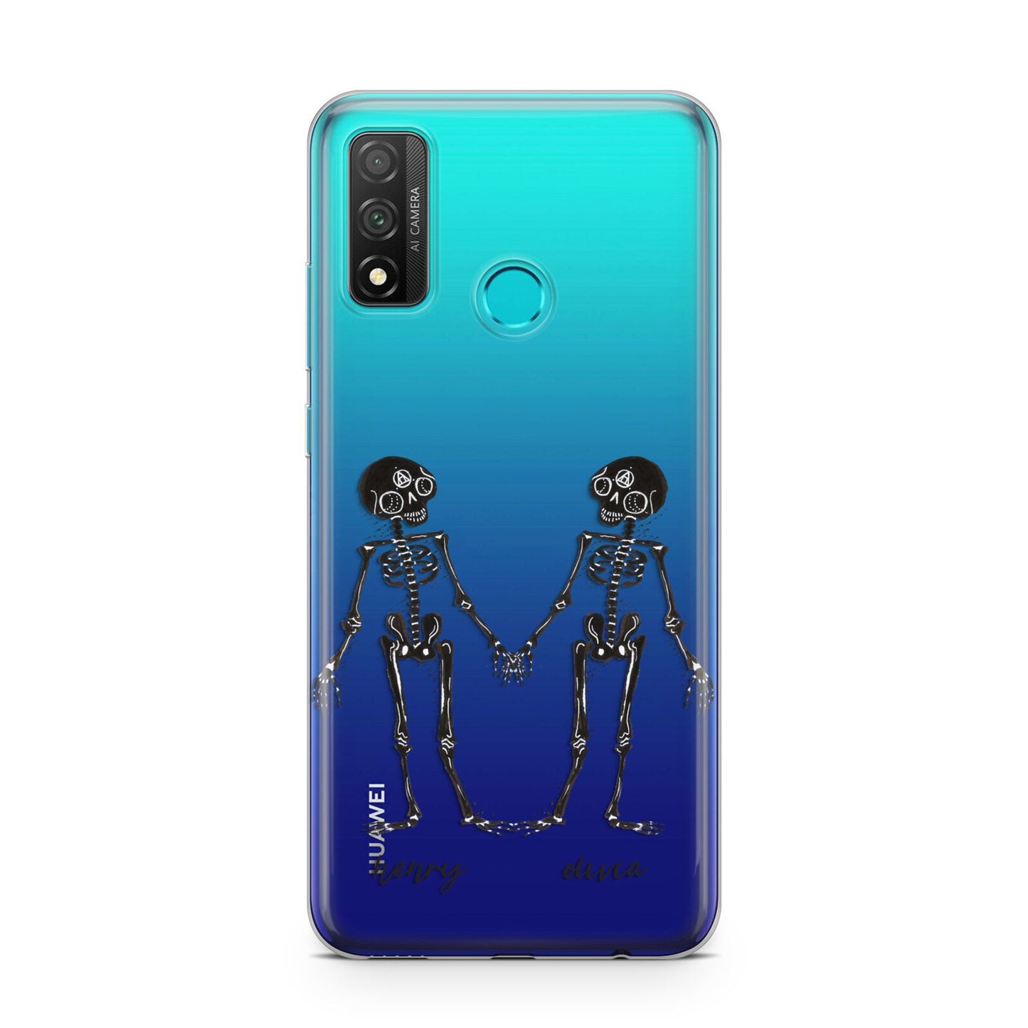 Romantic Skeletons Personalised Huawei P Smart 2020