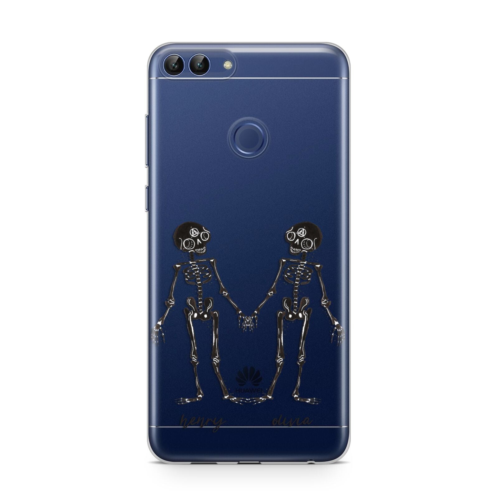 Romantic Skeletons Personalised Huawei P Smart Case