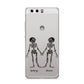 Romantic Skeletons Personalised Huawei P10 Phone Case