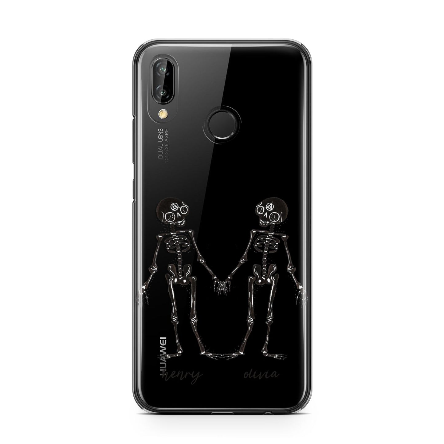 Romantic Skeletons Personalised Huawei P20 Lite Phone Case