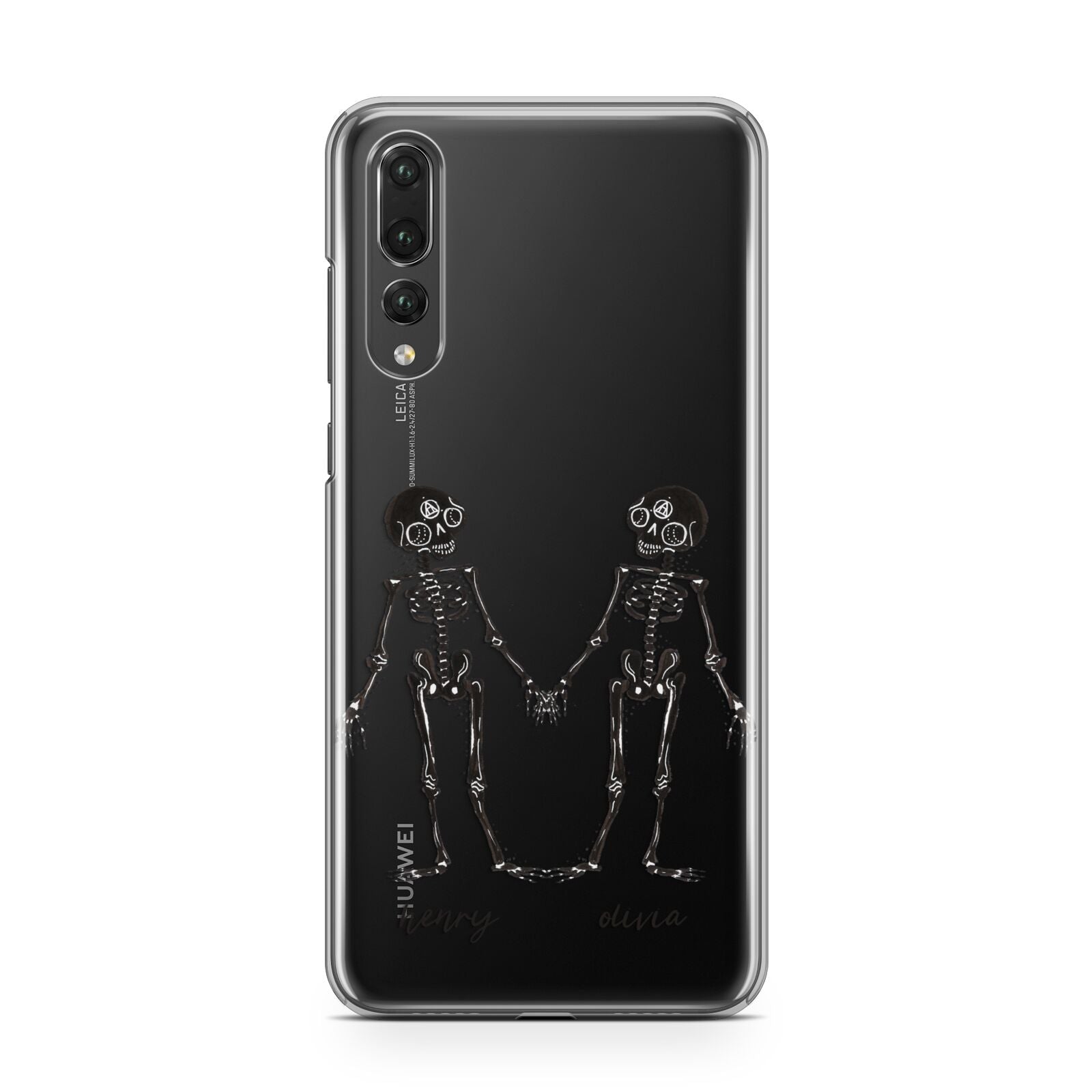 Romantic Skeletons Personalised Huawei P20 Pro Phone Case