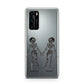 Romantic Skeletons Personalised Huawei P40 Phone Case