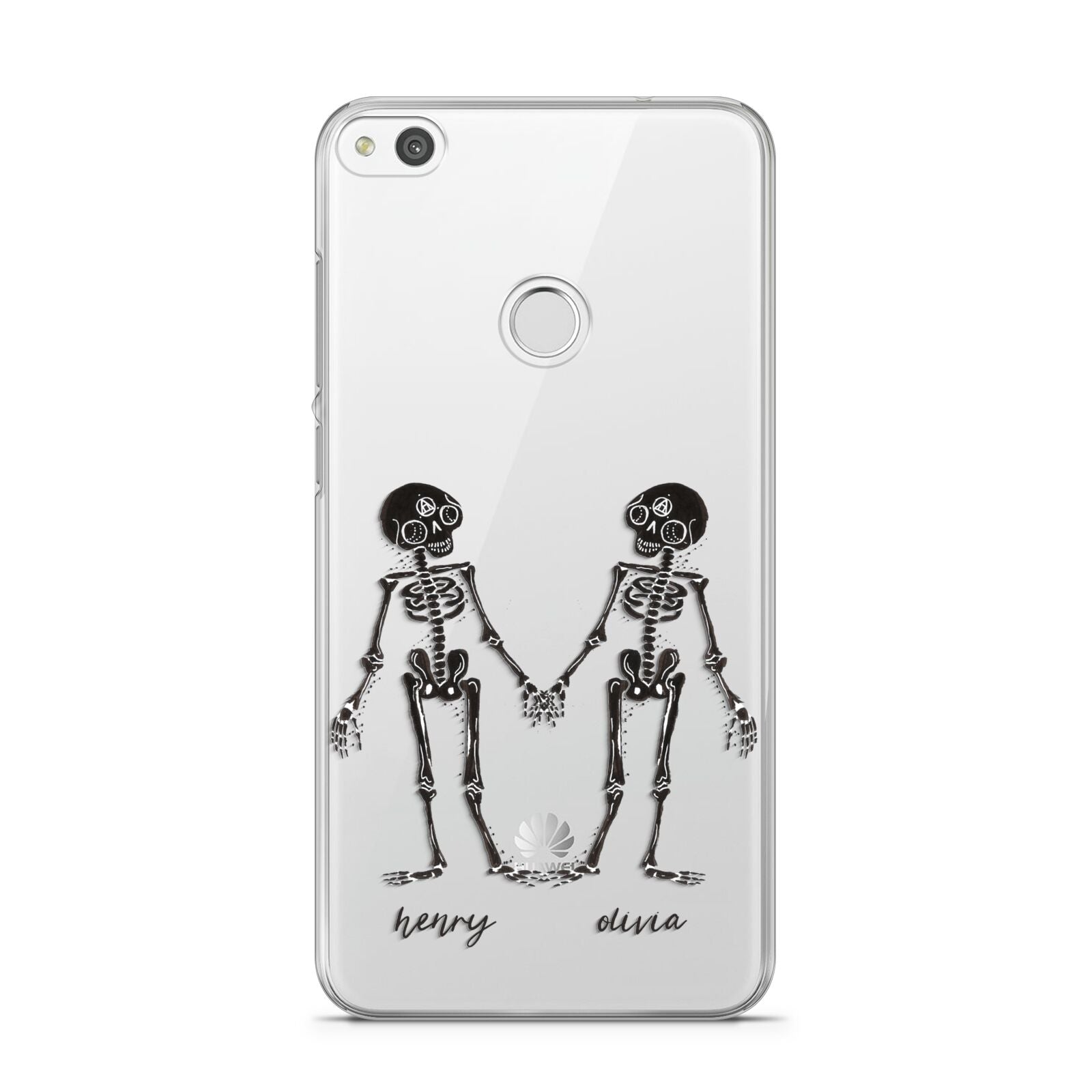 Romantic Skeletons Personalised Huawei P8 Lite Case