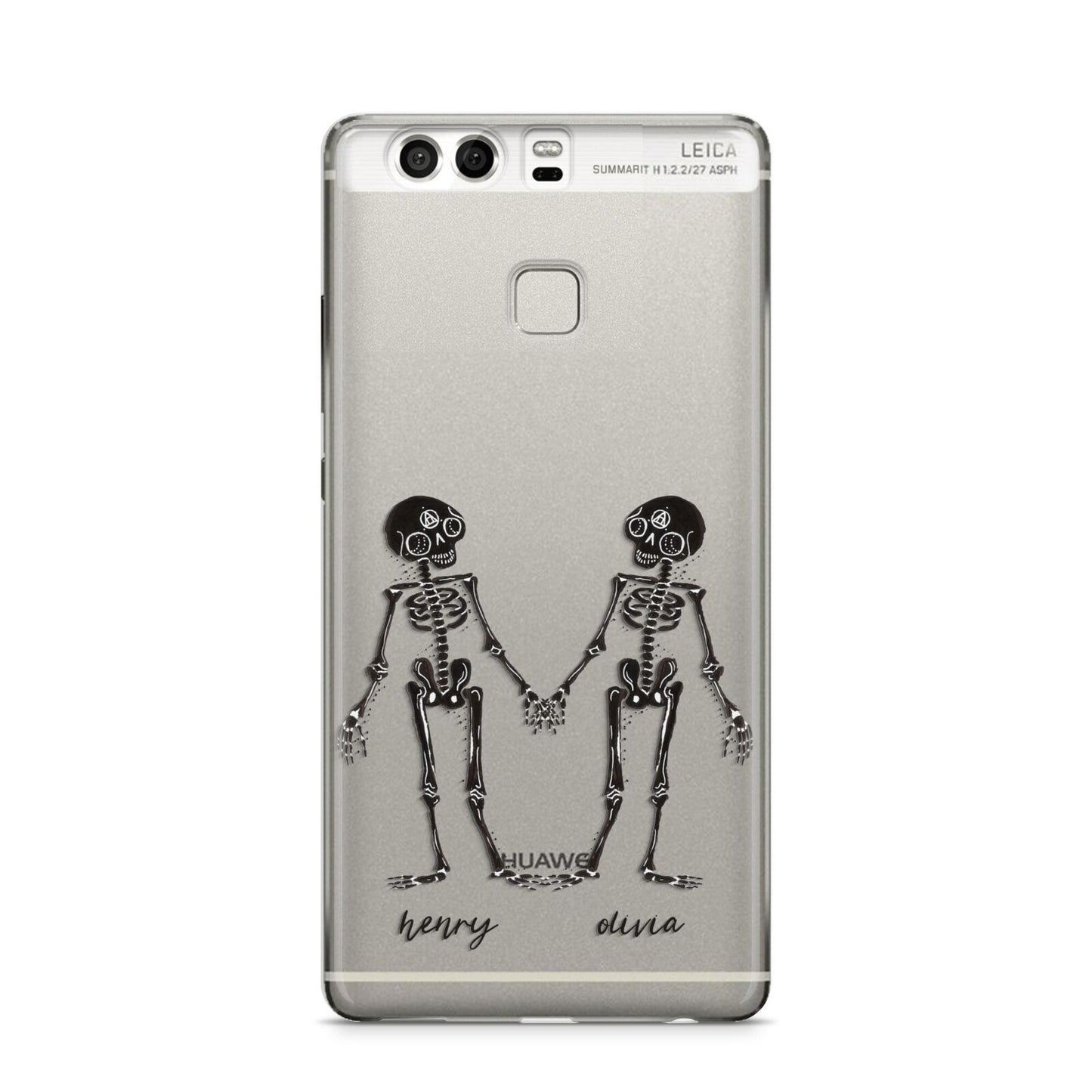 Romantic Skeletons Personalised Huawei P9 Case