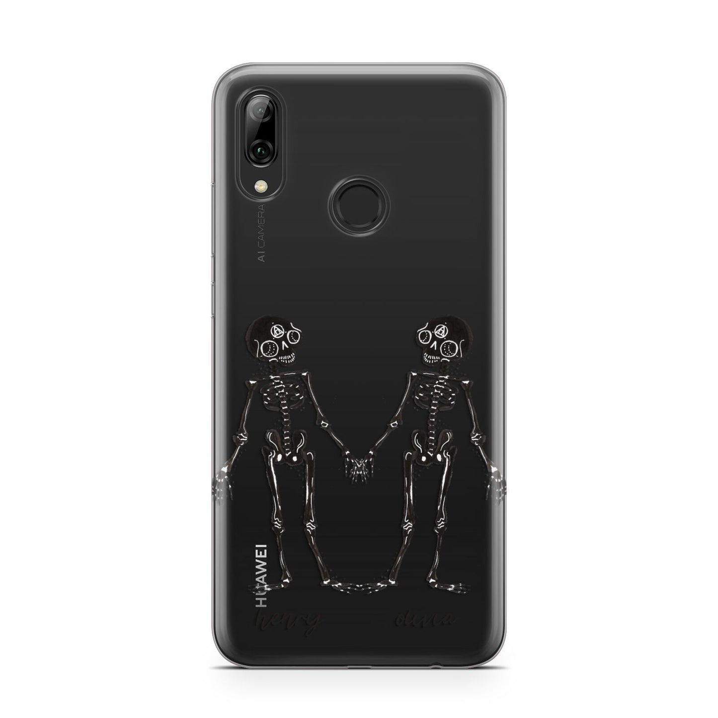 Romantic Skeletons Personalised Huawei Y7 2019